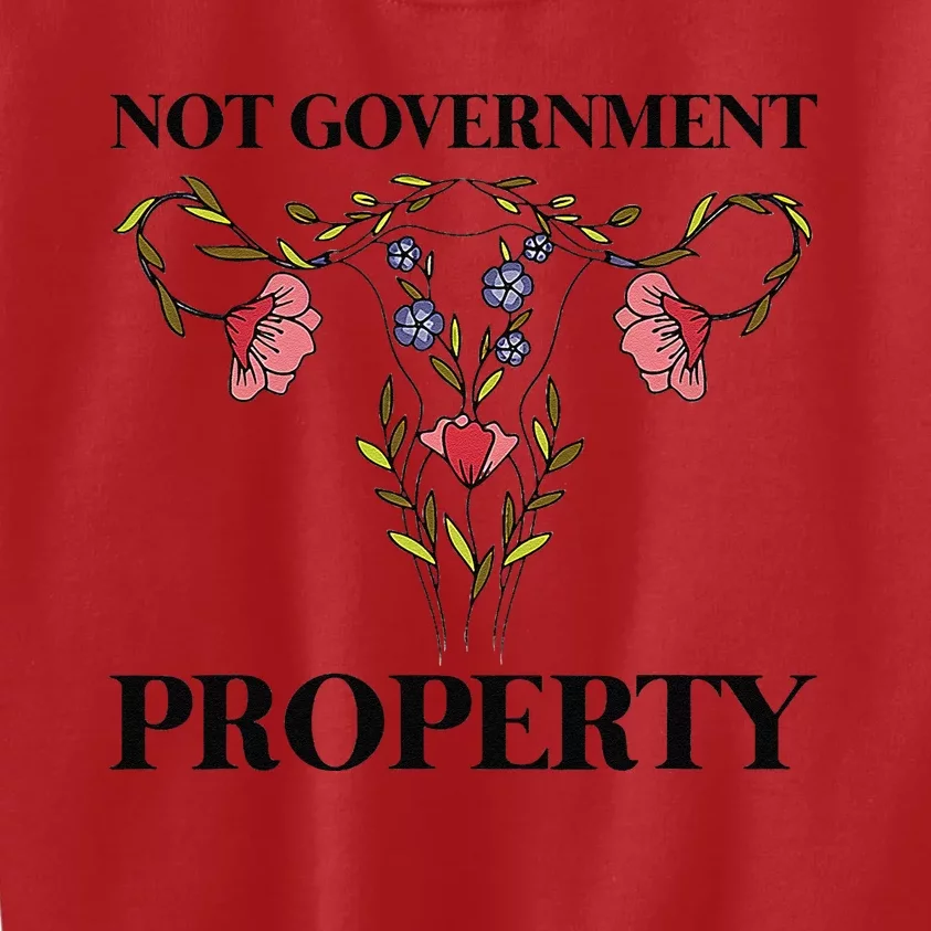 Not Government Property Kids Sweatshirt