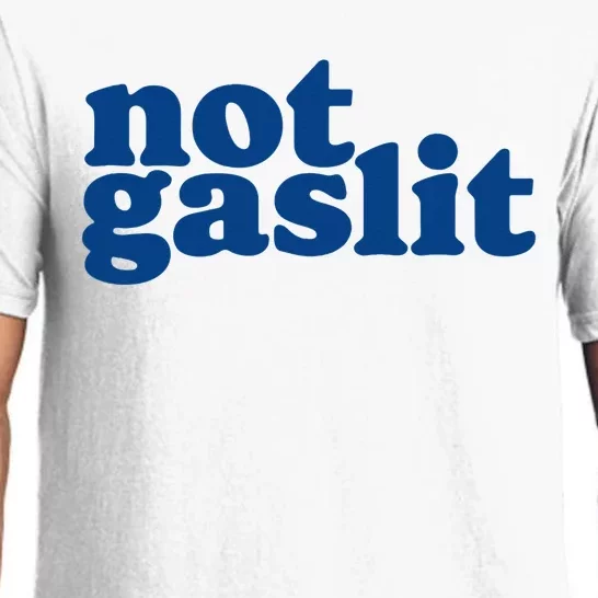 Not Gaslit Resist Gaslighting! Minimalist Antitrump Pajama Set