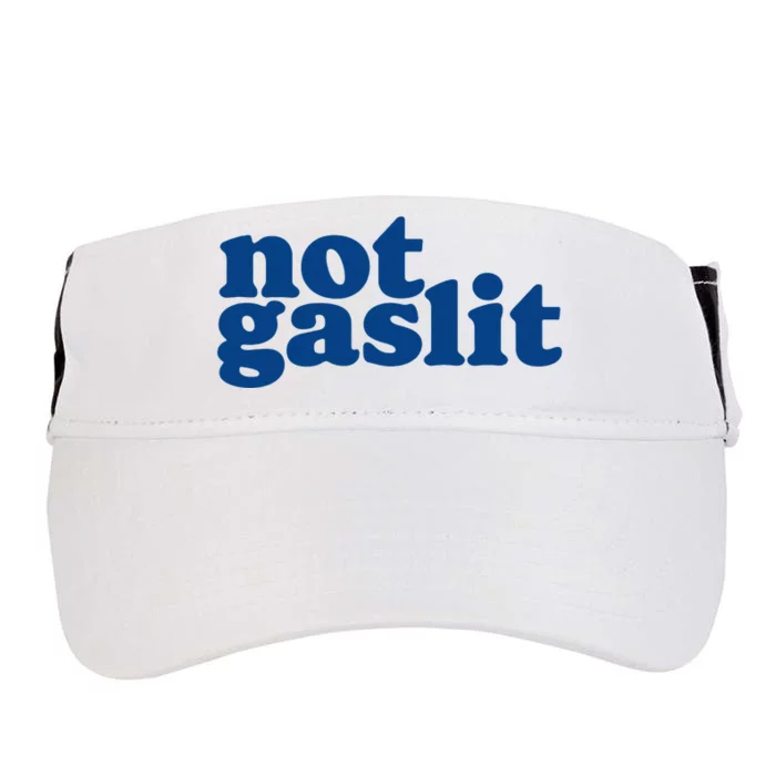 Not Gaslit Resist Gaslighting! Minimalist Antitrump Adult Drive Performance Visor