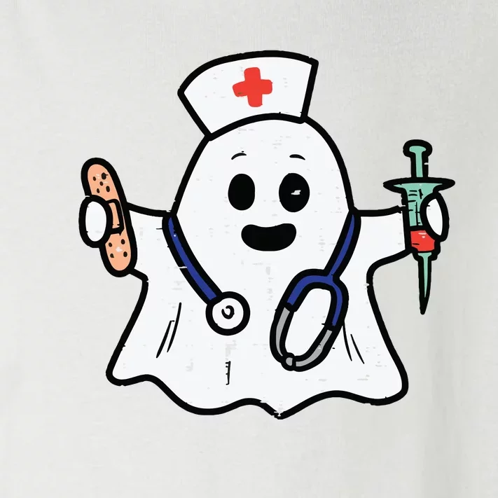 Nurse Ghost Scrub Top Halloween Costume For Nurses Women Rn Toddler Long Sleeve Shirt