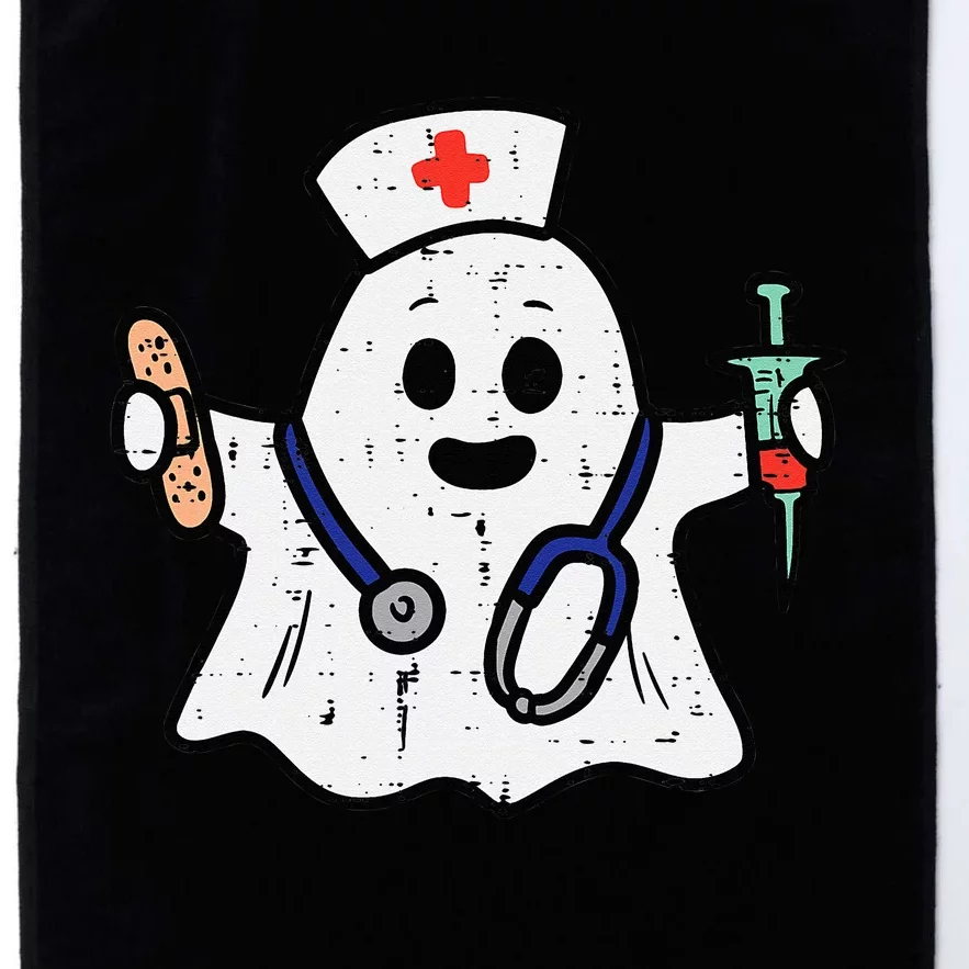 Nurse Ghost Scrub Halloween Costume For Nurses  RN Platinum Collection Golf Towel