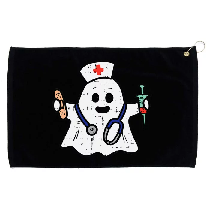 Nurse Ghost Scrub Halloween Costume For Nurses  RN Grommeted Golf Towel