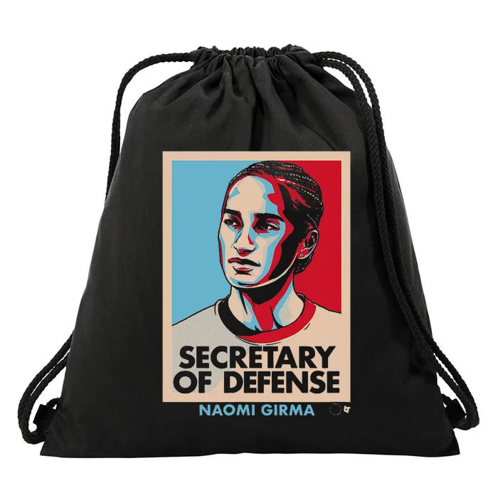 Naomi Girma Secretary Of Defense Usa Soccer Drawstring Bag