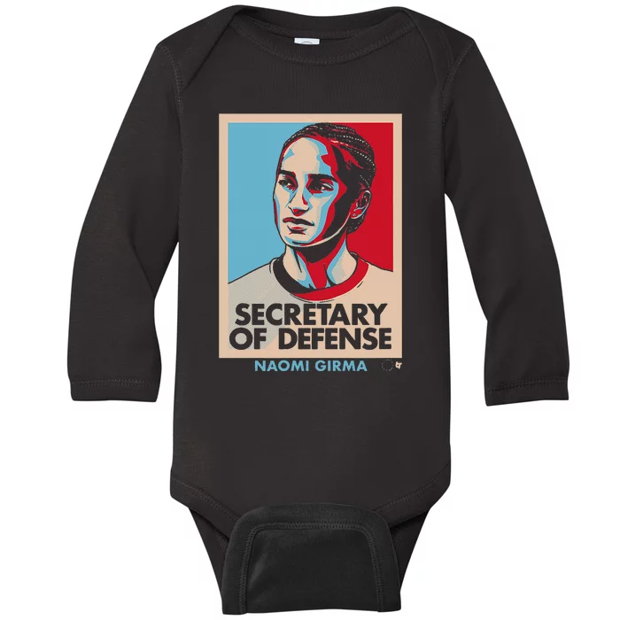 Naomi Girma Secretary Of Defense Usa Soccer Baby Long Sleeve Bodysuit