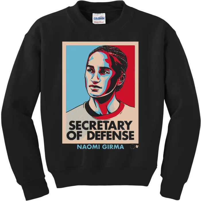 Naomi Girma Secretary Of Defense Usa Soccer Kids Sweatshirt