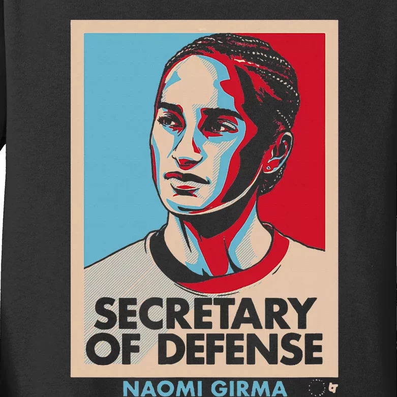 Naomi Girma Secretary Of Defense Usa Soccer Kids Long Sleeve Shirt