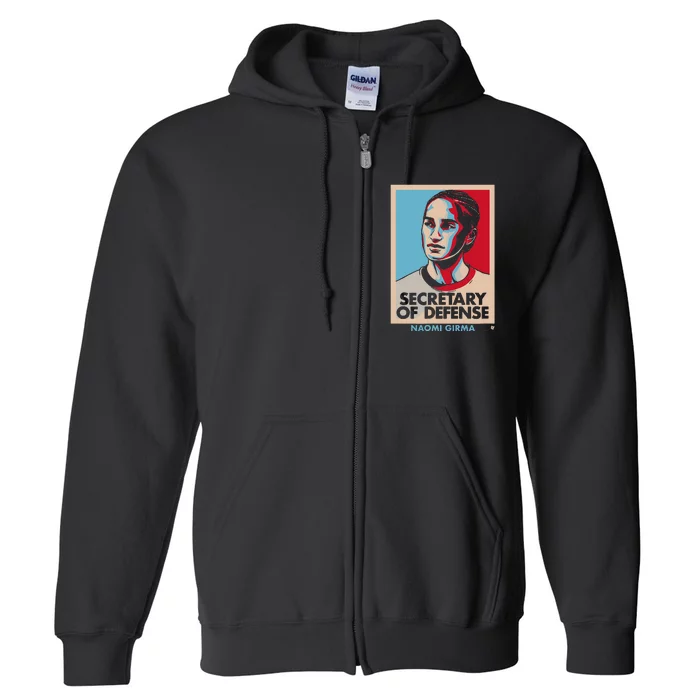 Naomi Girma Secretary Of Defense Usa Soccer Full Zip Hoodie