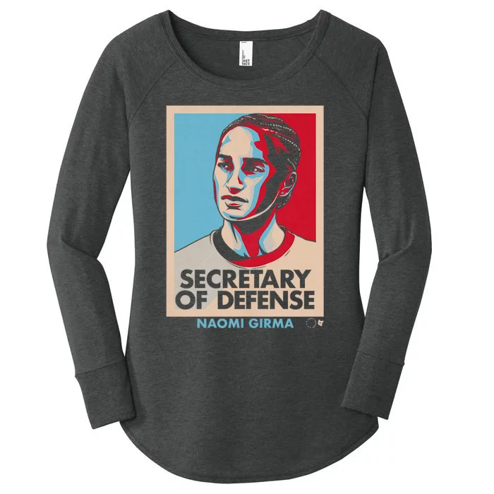 Naomi Girma Secretary Of Defense Usa Soccer Women's Perfect Tri Tunic Long Sleeve Shirt