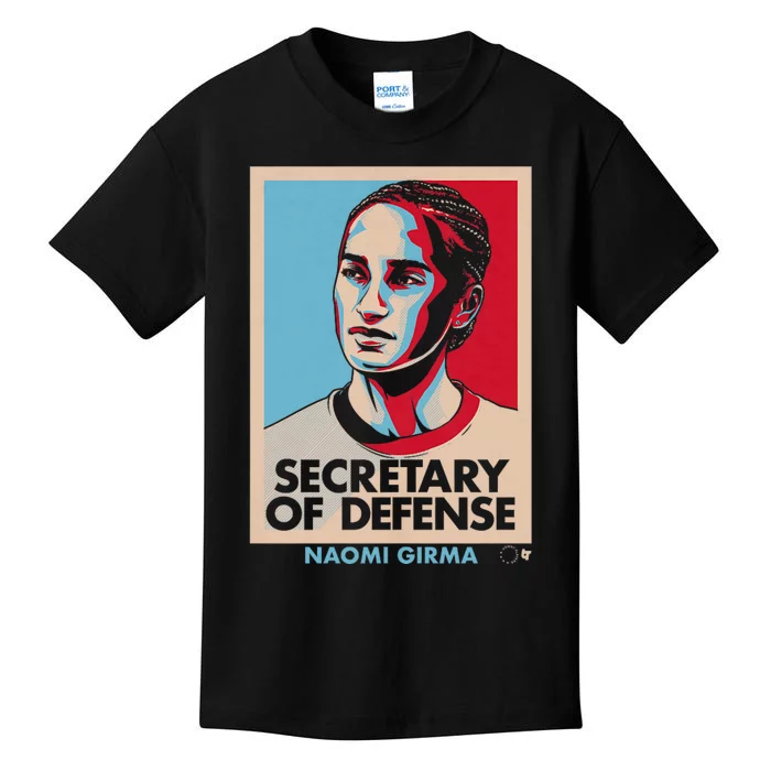 Naomi Girma Secretary Of Defense Usa Soccer Kids T-Shirt