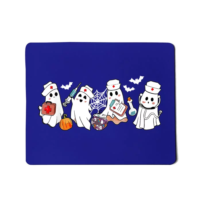 Nurse Ghost Scrub Nursing Halloween Costume For Nurses Gift Mousepad