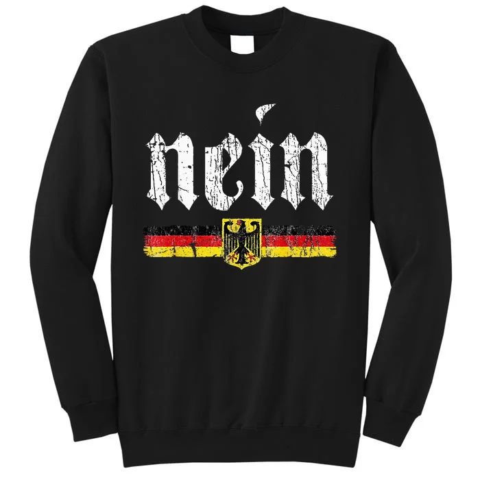 Nein German Saying No Funny Germany Oktoberfest Vintage Sweatshirt