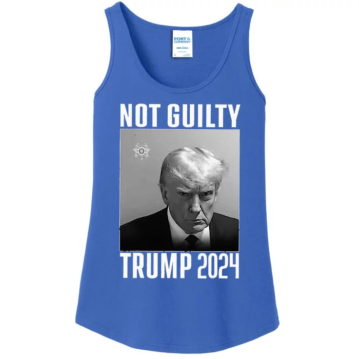 Not Guilty Trump 2024 Ladies Essential Tank