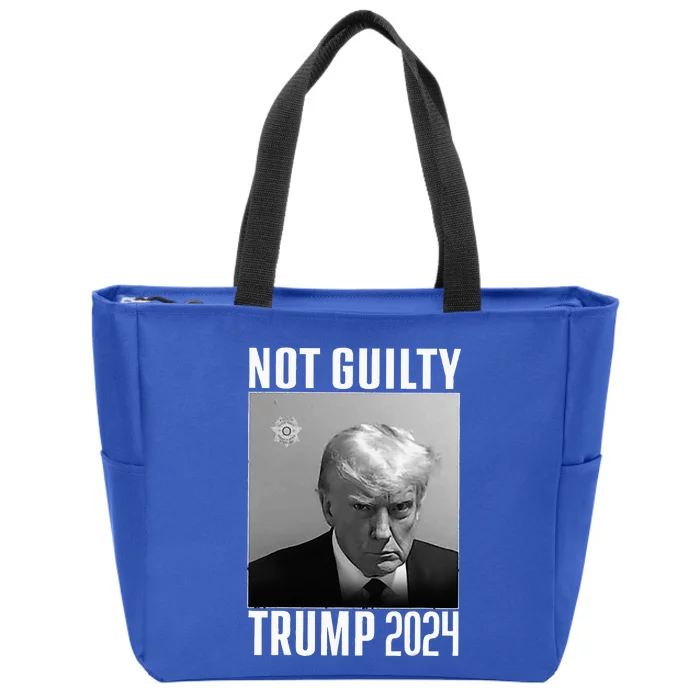 Not Guilty Trump 2024 Zip Tote Bag