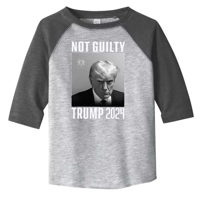 Not Guilty Trump 2024 Toddler Fine Jersey T-Shirt