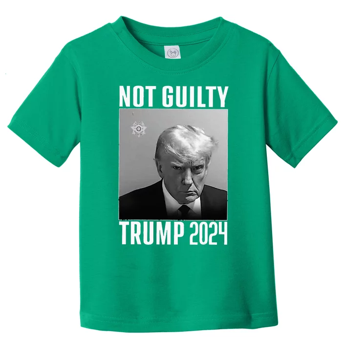 Not Guilty Trump 2024 Toddler T-Shirt