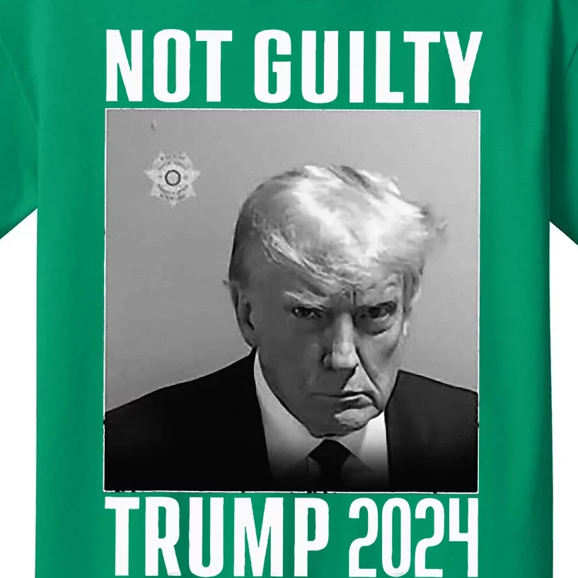 Not Guilty Trump 2024 Kids T-Shirt