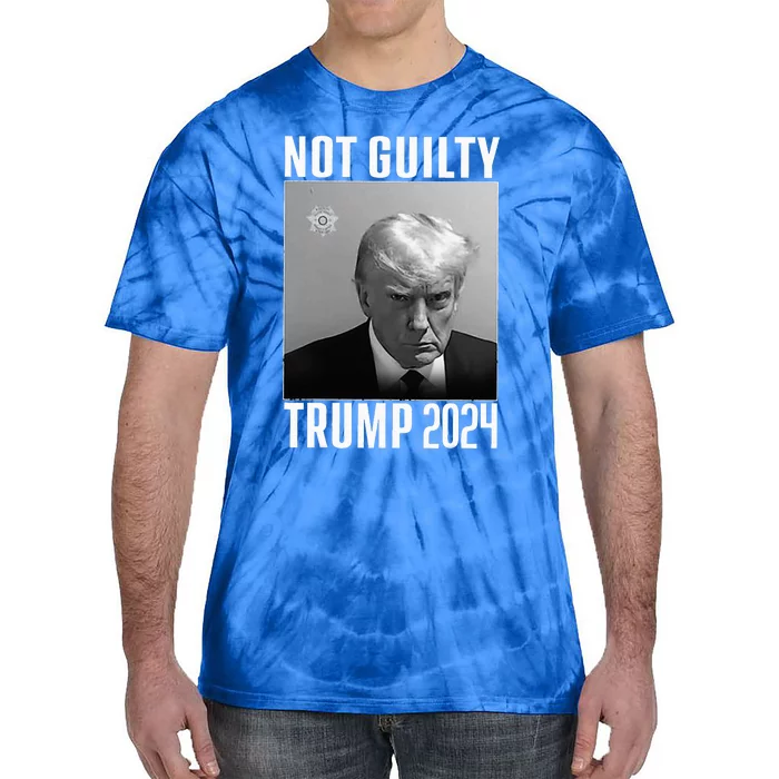 Not Guilty Trump 2024 Tie-Dye T-Shirt