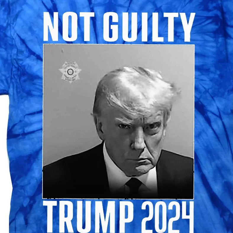 Not Guilty Trump 2024 Tie-Dye T-Shirt