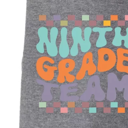 Ninth Grade Team Teacher Student Back To School 9th Grade Gift Doggie 3-End Fleece Hoodie