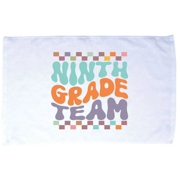 Ninth Grade Team Teacher Student Back To School 9th Grade Gift Microfiber Hand Towel