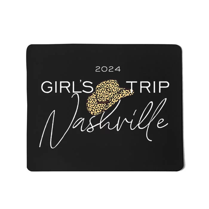 Nashville Girl Trip 2024 Nash Weekend Boots Booze Besties Mousepad