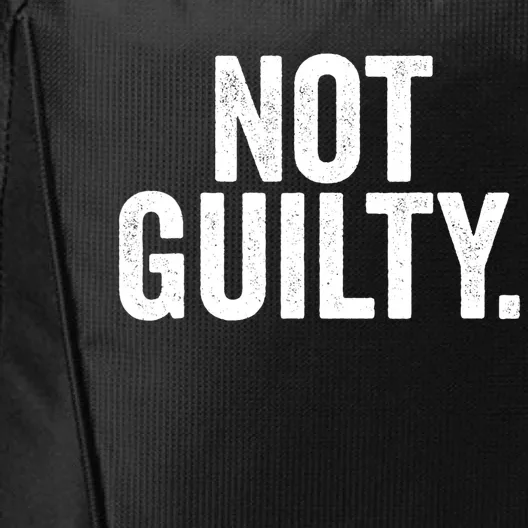 Not Guilty Trump Not Guilty City Backpack