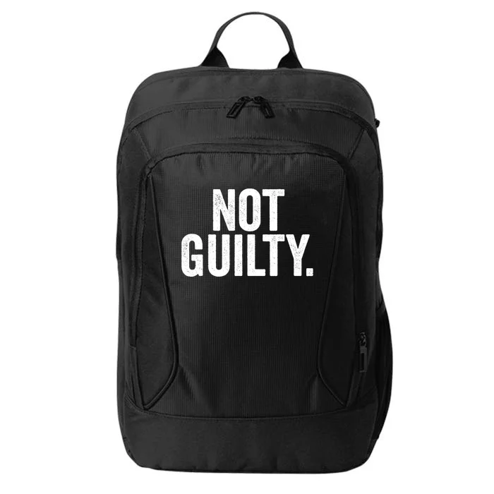 Not Guilty Trump Not Guilty City Backpack