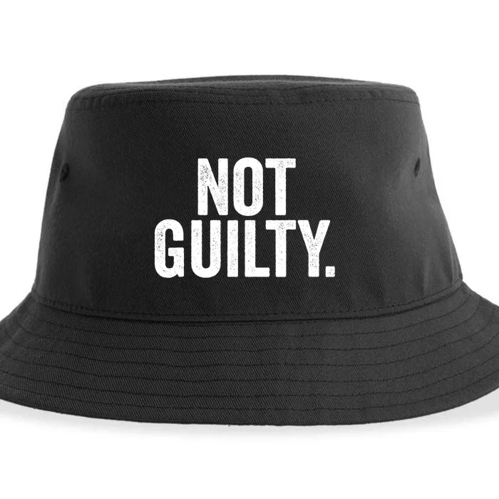 Not Guilty Trump Not Guilty Sustainable Bucket Hat