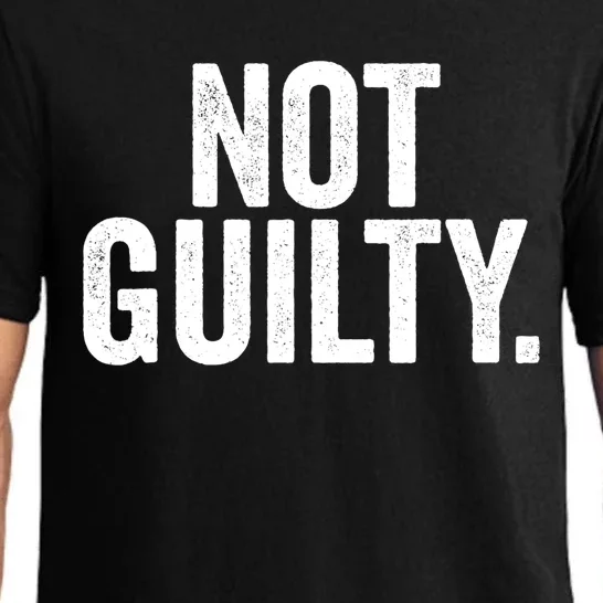 Not Guilty Trump Not Guilty Pajama Set