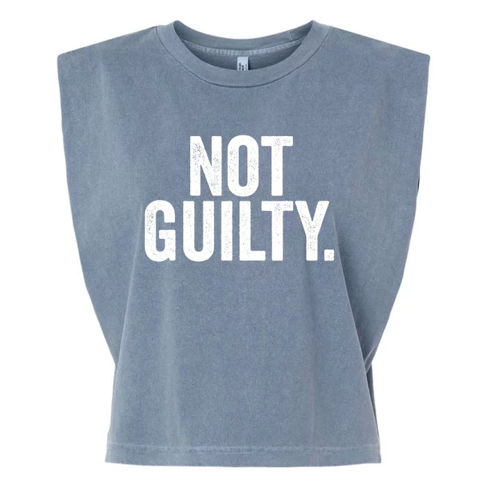 Not Guilty Trump Not Guilty Garment-Dyed Women's Muscle Tee