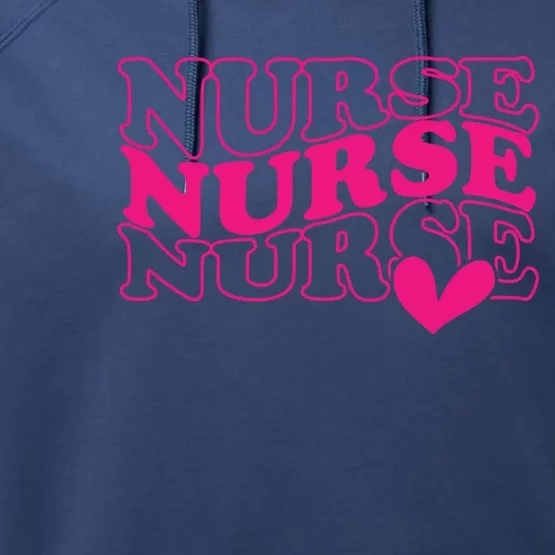 Nurse Graphic Tee Casual Short Sleeve Nurse Life Cool Gift Performance Fleece Hoodie