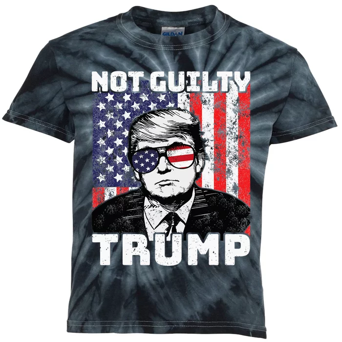 Not Guilty Trump Kids Tie-Dye T-Shirt