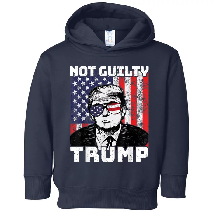 Not Guilty Trump Toddler Hoodie