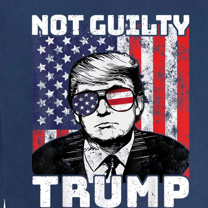 Not Guilty Trump Garment-Dyed Sweatshirt