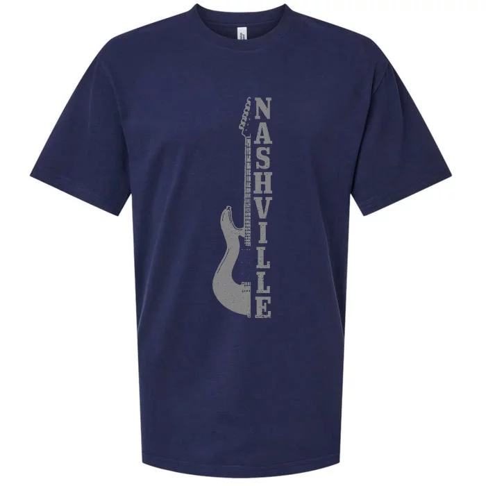 Nashville Guitar Tennessee Sueded Cloud Jersey T-Shirt