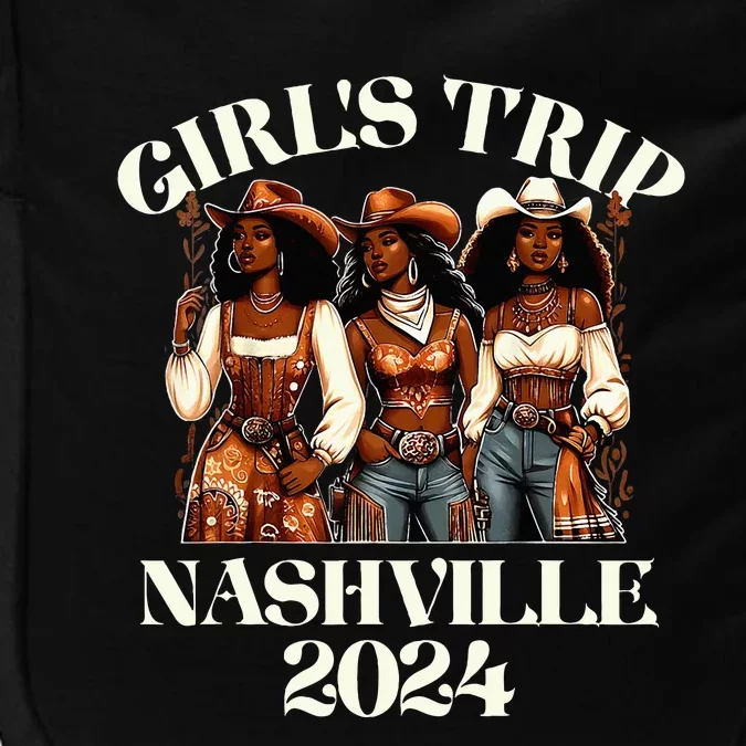 Nashville Girl Trip 2024 African Melanin Cowgirl Impact Tech Backpack