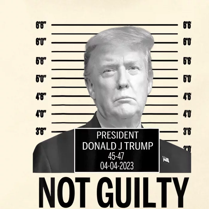 Not Guilty Trump Zip Tote Bag