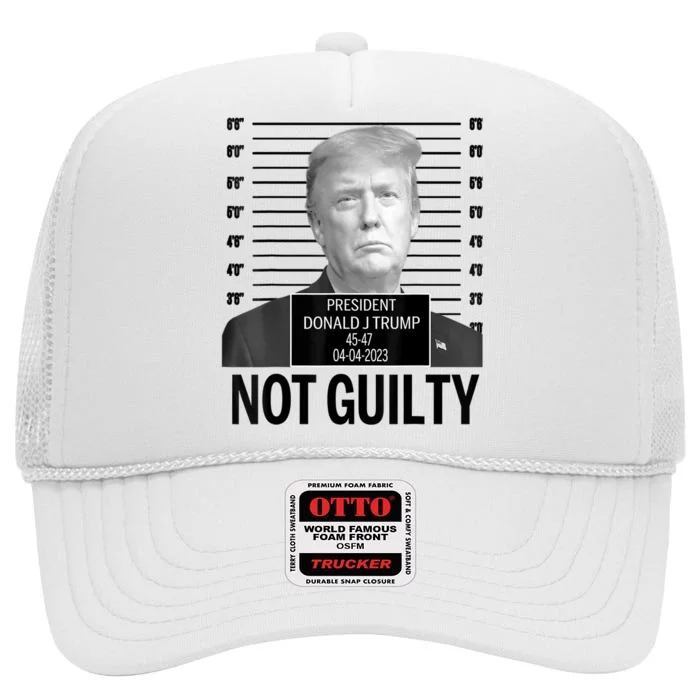 Not Guilty Trump High Crown Mesh Trucker Hat