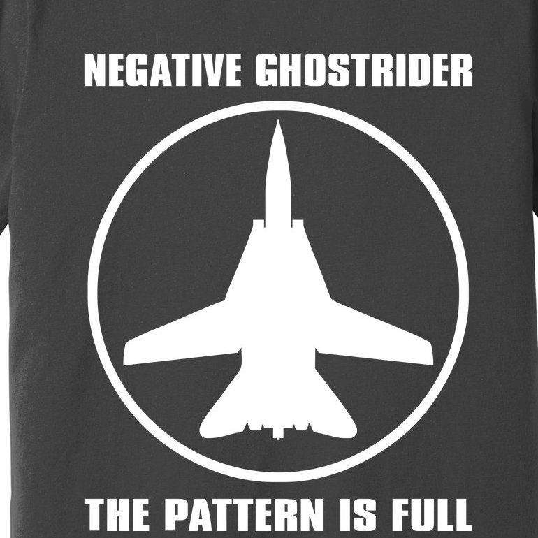 Negative Ghostrider The Pattern Is Full Premium T-Shirt