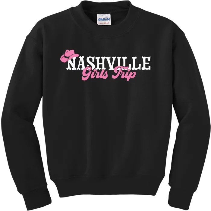 Nashville Girls Trip Kids Sweatshirt