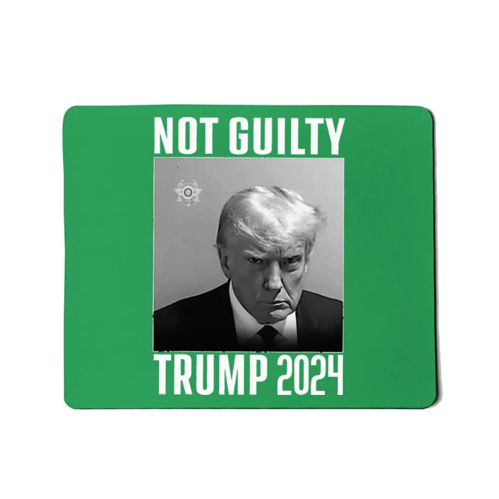 Not Guilty Trump 2024 Mousepad