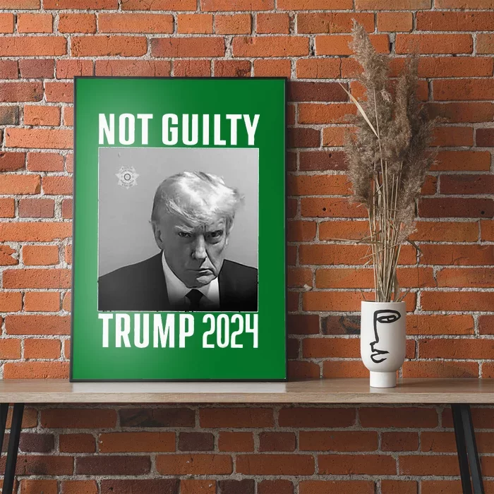 Not Guilty Trump 2024 Poster