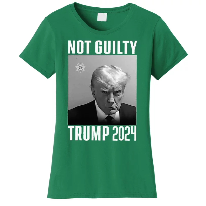 Not Guilty Trump 2024 Women's T-Shirt