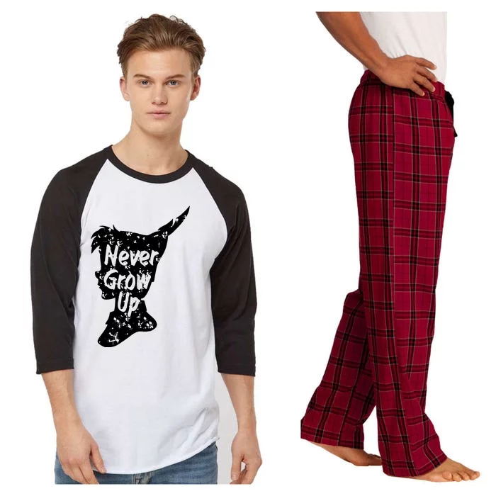 Never Grow Up Raglan Sleeve Pajama Set