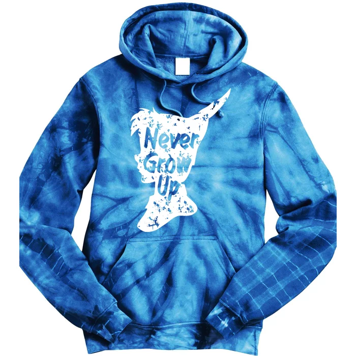 Never Grow Up Tie Dye Hoodie