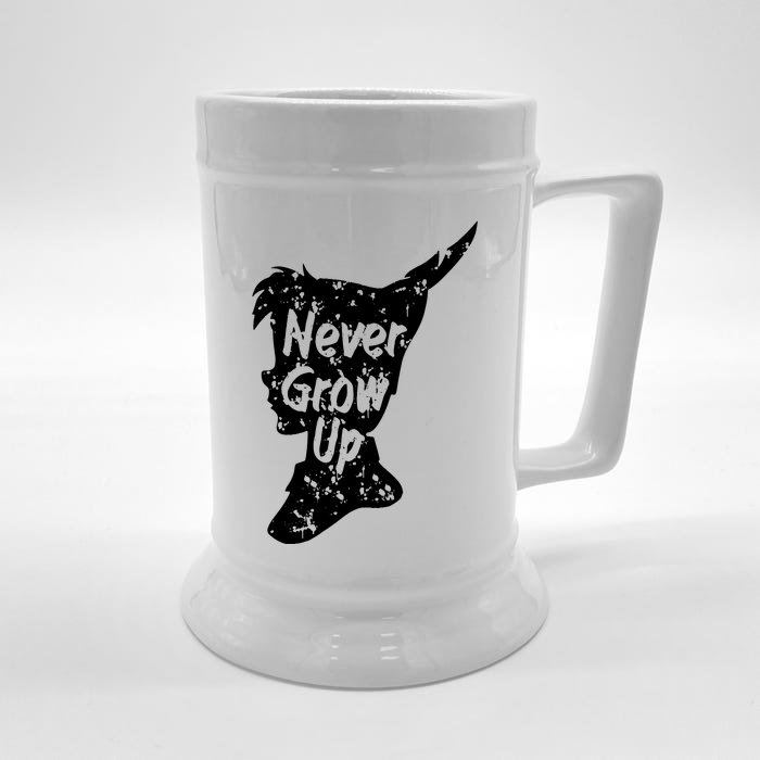 Never Grow Up Front & Back Beer Stein