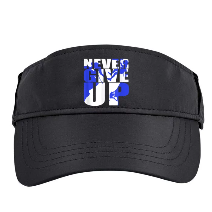 Never Give Up Adult Drive Performance Visor