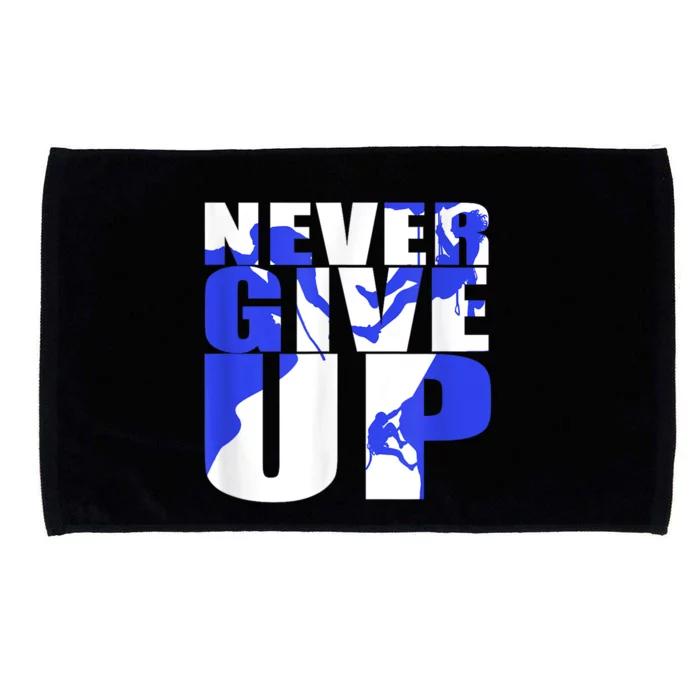 Never Give Up Microfiber Hand Towel