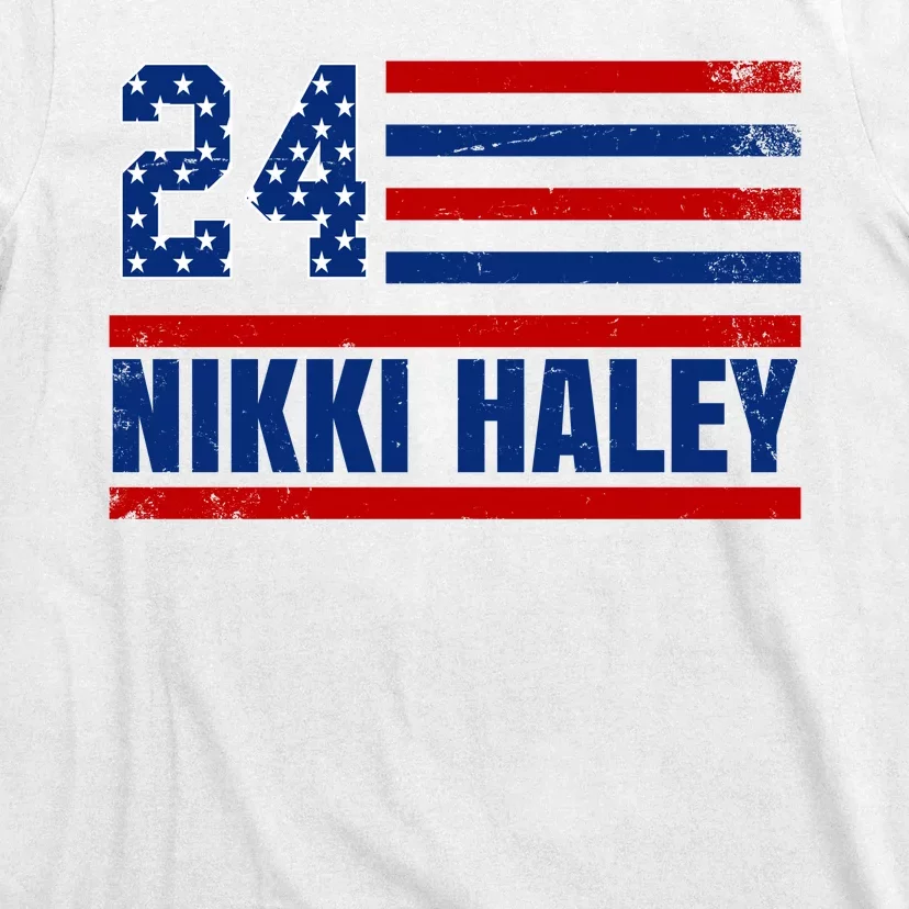 Nikki Haley 2024 American Flag Election T-Shirt