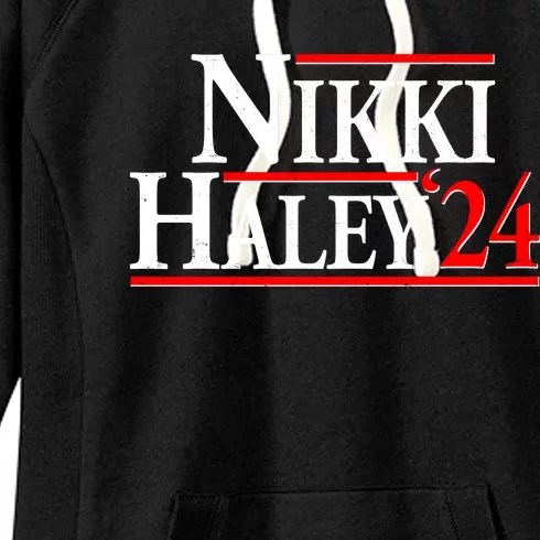 Nikki Haley 2024 For President Election Women's Fleece Hoodie